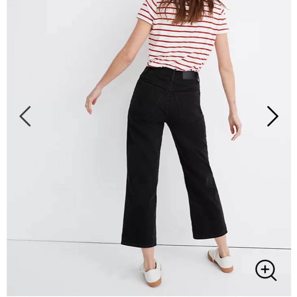 Madewell Slim Wide-Leg Jeans in Lunar Wash